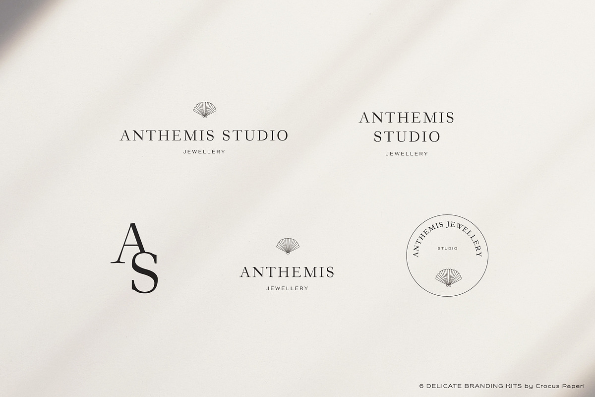 33 delicate logos ~ 6 brand kits, a Branding & Logo Template by Crocus Paperi (Photo 11 of 25)