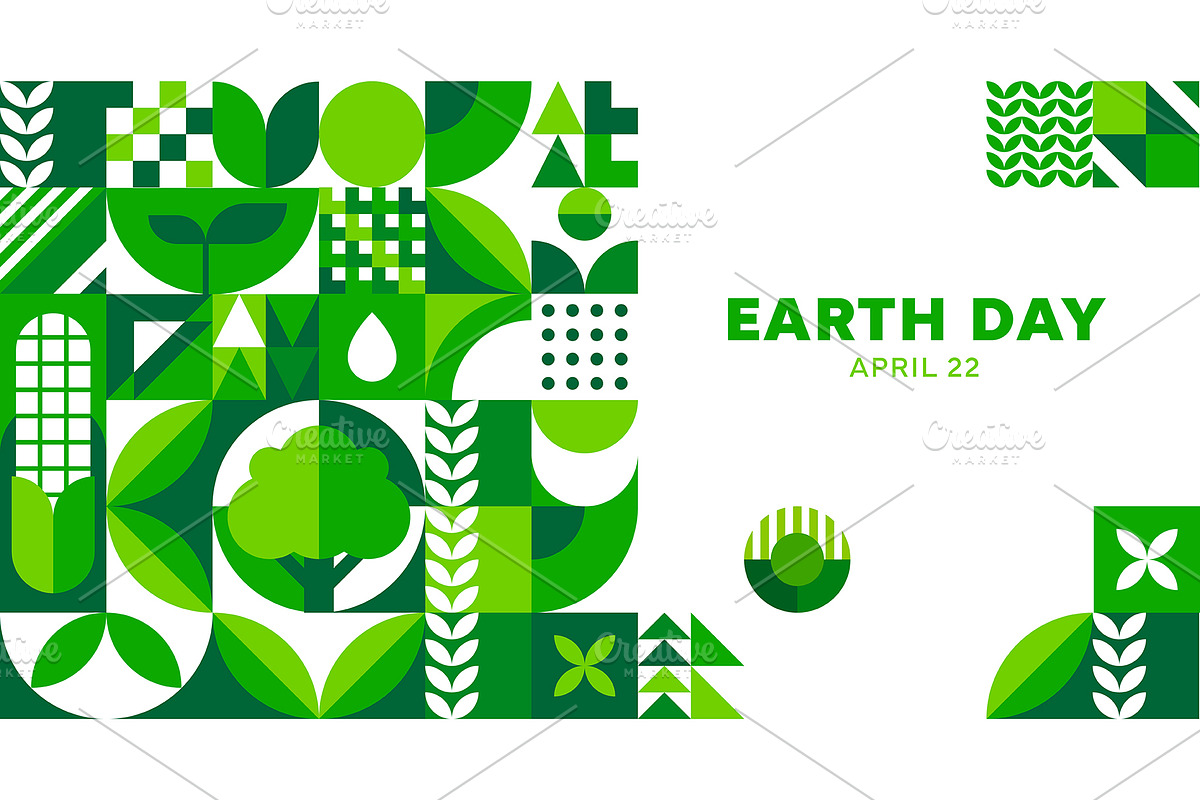 Earth Day environment poster with, an Illustration by Buch&Bee (Photo 3 of 3)