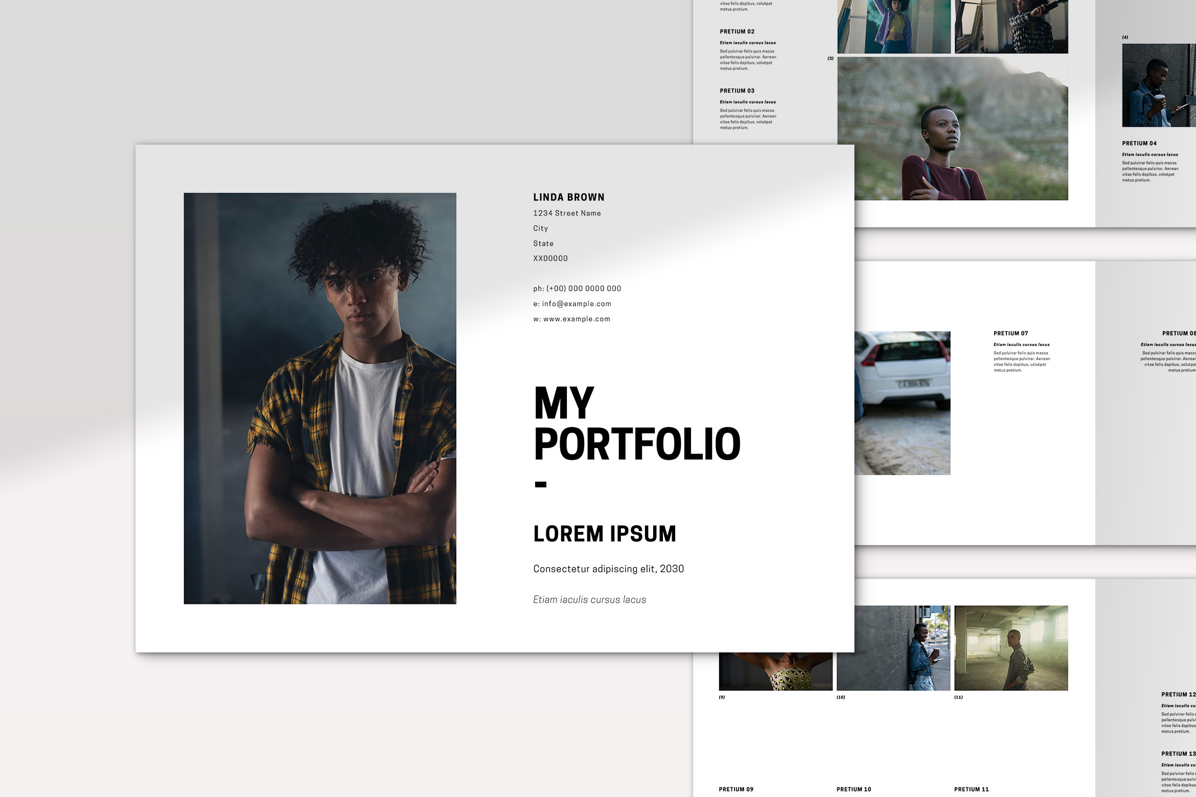 Portfolio Layout Set, a Templates & Theme by wavebreak