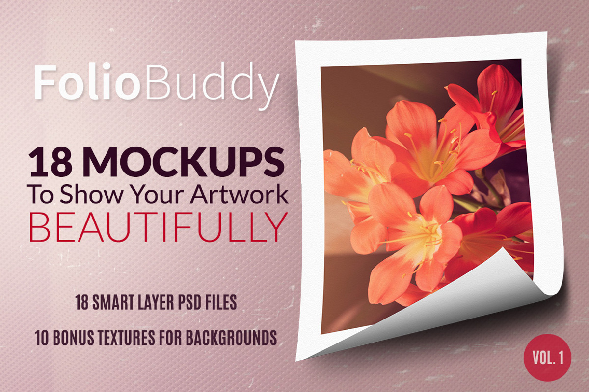 18 Mockups for Portfolio Display, a Mockup by Graphicsfuel (Photo 1 of 5)