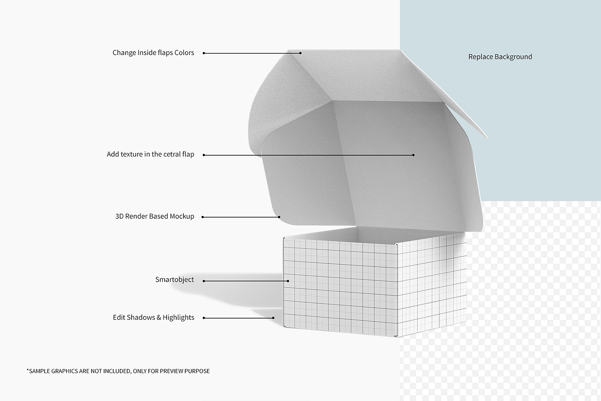 Mailing Box Packaging Mockups, a Cups & Container Mockup by shaikerintu (Photo 2 of 10)