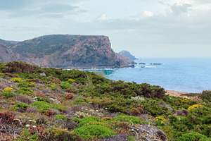 Summer Atlantic coast (Algarve, Portugal)., a Nature Photo by YuriyB