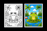 Jungle Animal Coloring Book for Kids, an Animal Illustration by Ink Gallery (Thumbnail 7 of 7)