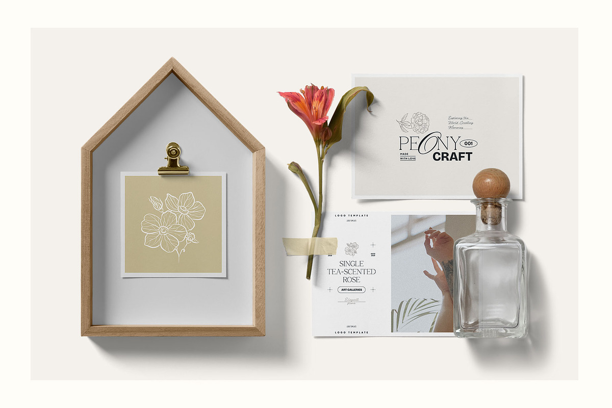 Elegant Floral | Logo Kit, a Branding & Logo Template by KetteCreate (Photo 8 of 23)