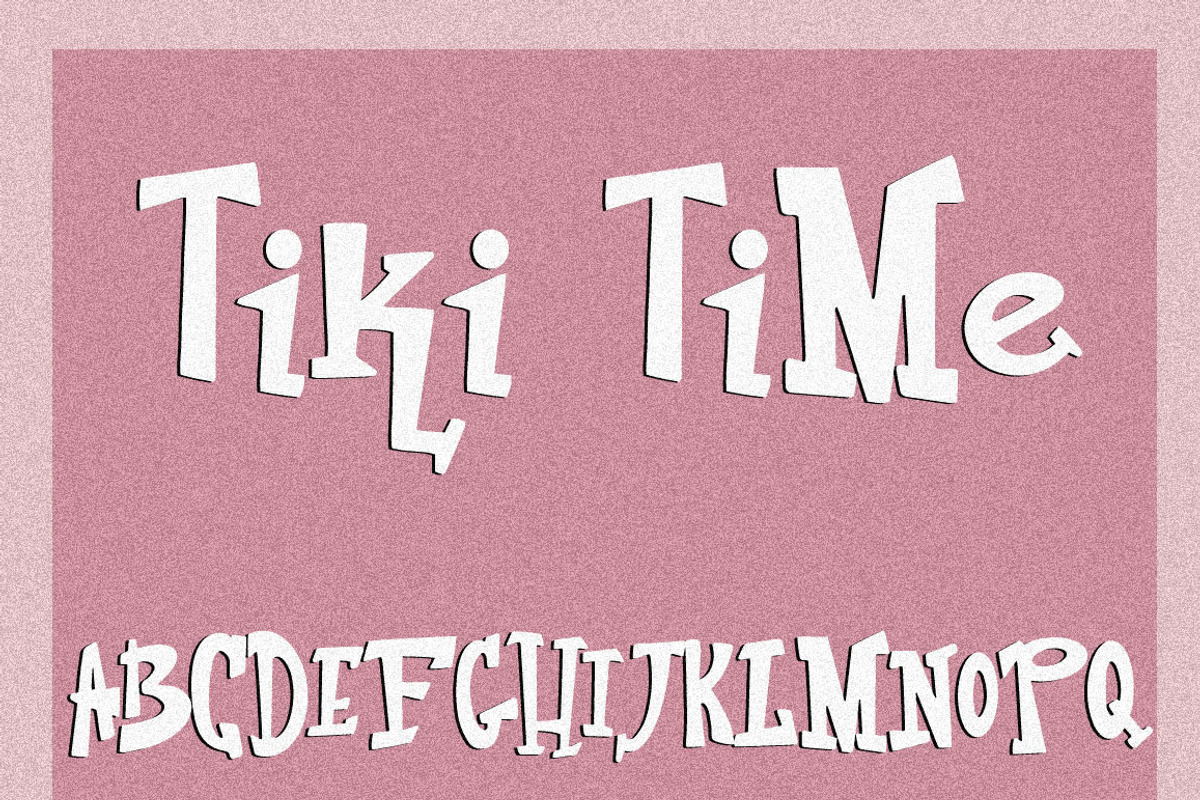 Tiki Time Font Collection preview 5
