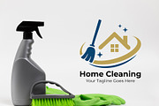 Cleaning Service Logo Collection, a Branding & Logo Template by YUDesignStore (Thumbnail 9 of 12)