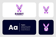 Modern Gradient Cute Rabbit Logo, a Branding & Logo Template by Artnivora.Std (Thumbnail 2 of 4)