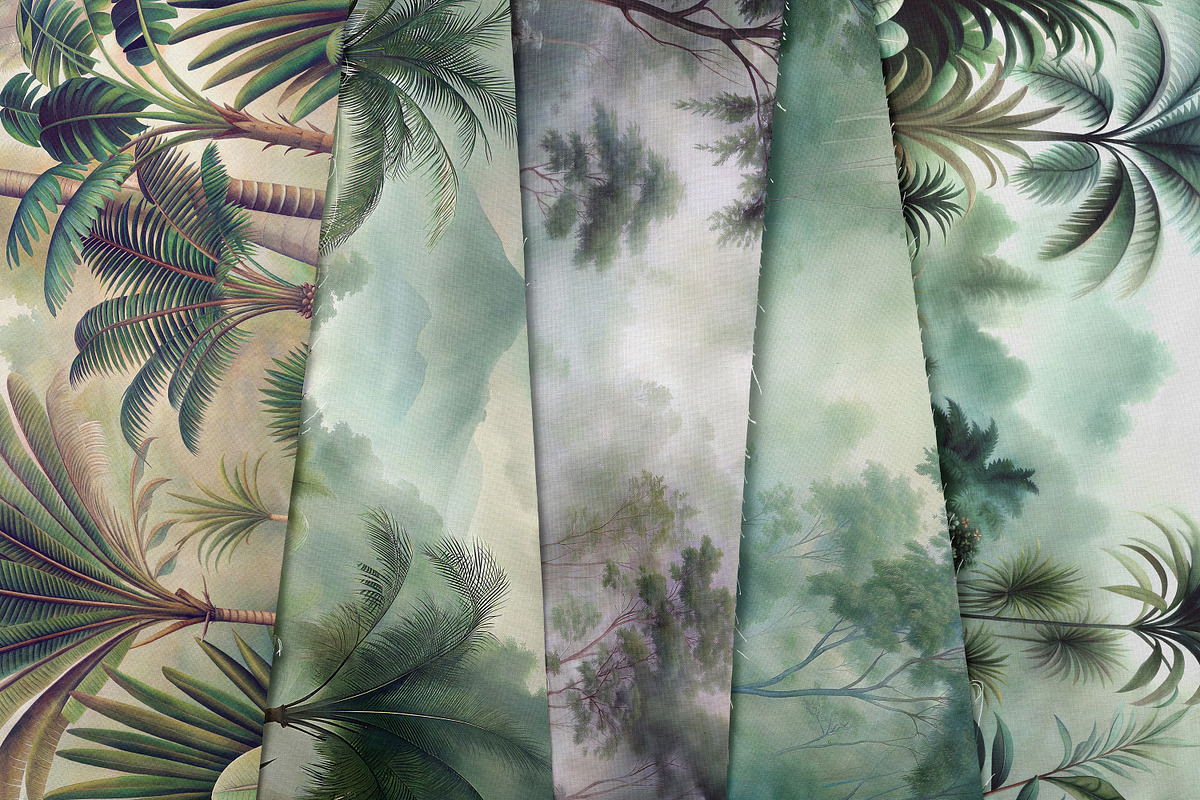 Tropical rainforest graphic set, a Wallpaper Graphic by FleurArt (Photo 2 of 6)