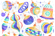 Watercolor Ornaments Clipart, an Illustration by DigitalArtsi (Thumbnail 2 of 3)