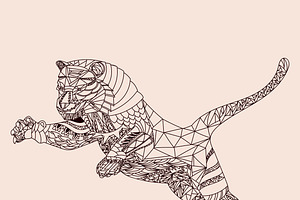 Patterned Tiger