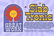 Slab Tronic - Retro Slab Display, a Slab Serif Font by MaikoHatta (Thumbnail 5 of 7)