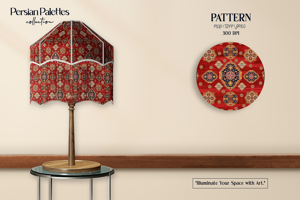Persian Palettes Pattern, a Pattern Graphic by GND ART STUDIO (Photo 7 of 8)