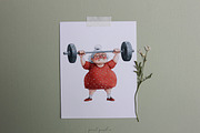 Whimsical People Clipart Bundle, a Person Illustration by PaintPixelCo (Thumbnail 10 of 15)