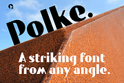 Polke, a Sans Serif Font by ArtyType (Thumbnail 1 of 7)