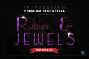 Rubies & Jewels #1 - 20 Text Styles, a Layer Style Add-On by Jonas Stensgaard (Thumbnail 14 of 23)