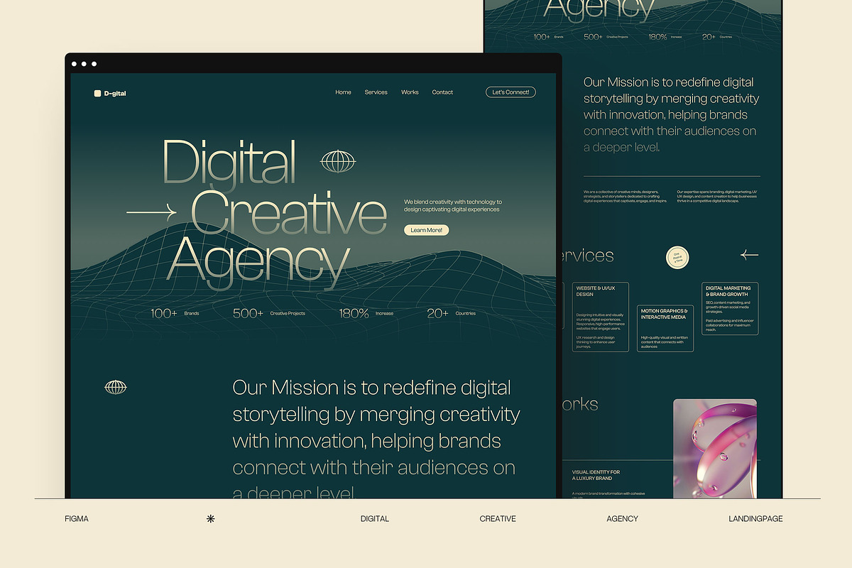 DGTAL - Landing Page Template