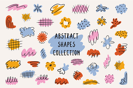 160 Abstract shapes & Doodles
