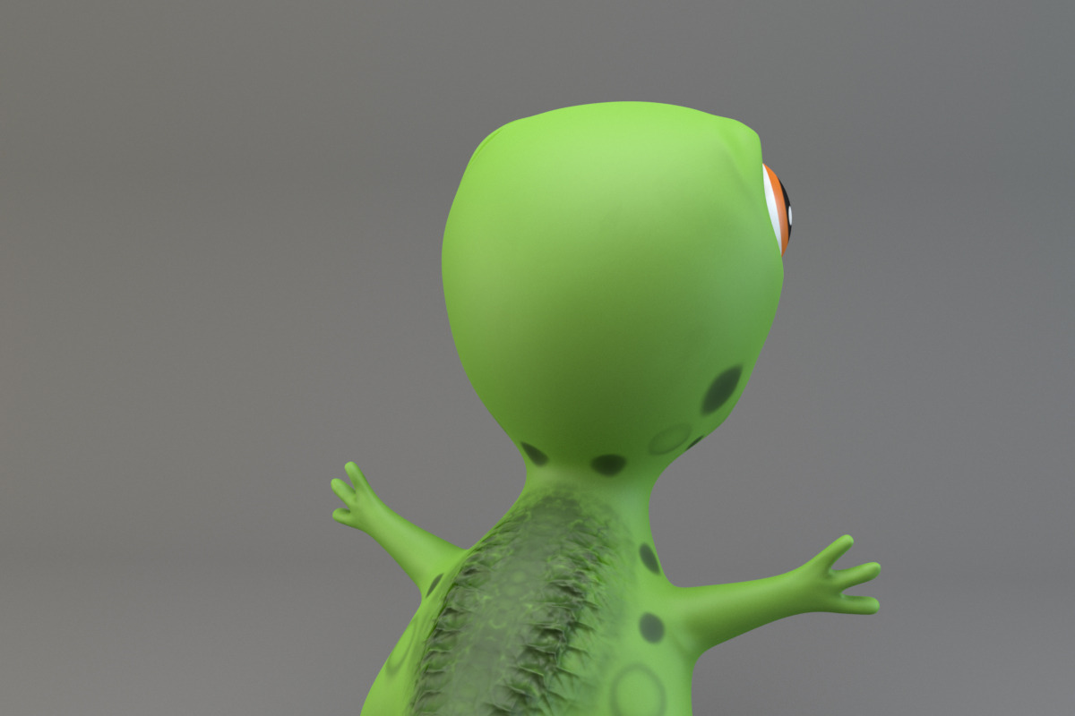 Cartoon Dinosaur, an Animal 3D Model by XYZ Space (Photo 5 of 6)