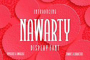 Nawarty, a Serif Font by lelevien (Thumbnail 1 of 5)