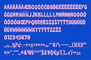 FLEMME | a bold retro font, a Sans Serif Font by Clarisse Joly (Thumbnail 3 of 9)