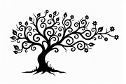 Detailed Tree Silhouette SVG Bundle, an Illustration by Amazin_art (Thumbnail 11 of 13)