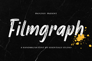 Filmgraph, a Handwritten Font by Essentials Studio (Thumbnail 1 of 8)