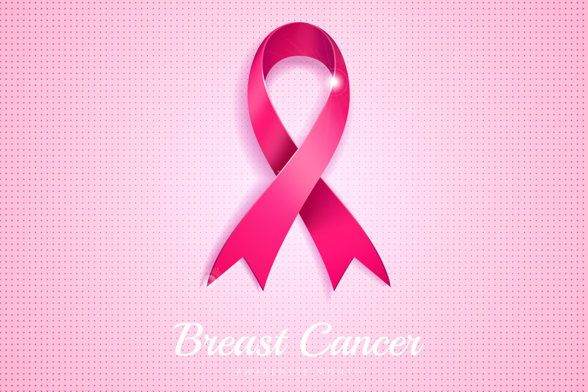 Breast cancer awareness month, a Decorative Illustration by Nikelser