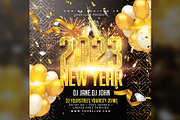 New Year Flyer, a Flyer Template by Creativestoree (Thumbnail 1 of 2)