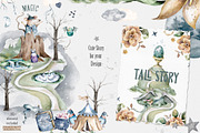 Mythical Dragon Watercolor Adventure, an Animal Illustration by Ann Art Houze (Thumbnail 8 of 14)