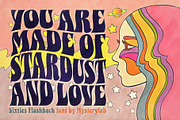 Sixties Flashback Psychedelic Font, a Font by Mysterylab Designs (Thumbnail 3 of 5)