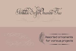 Invitation Script Ornaments Pack