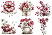 Watercolor Spring Clipart Png Bundle, an Illustration by Daily.Designs (Thumbnail 6 of 8)