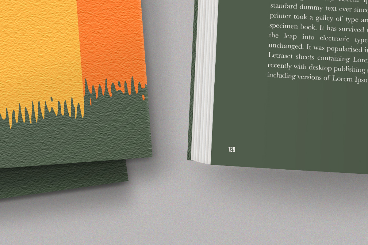 Open Softcover Book Mockup, a Print Template by ArtefShop (Photo 5 of 7)