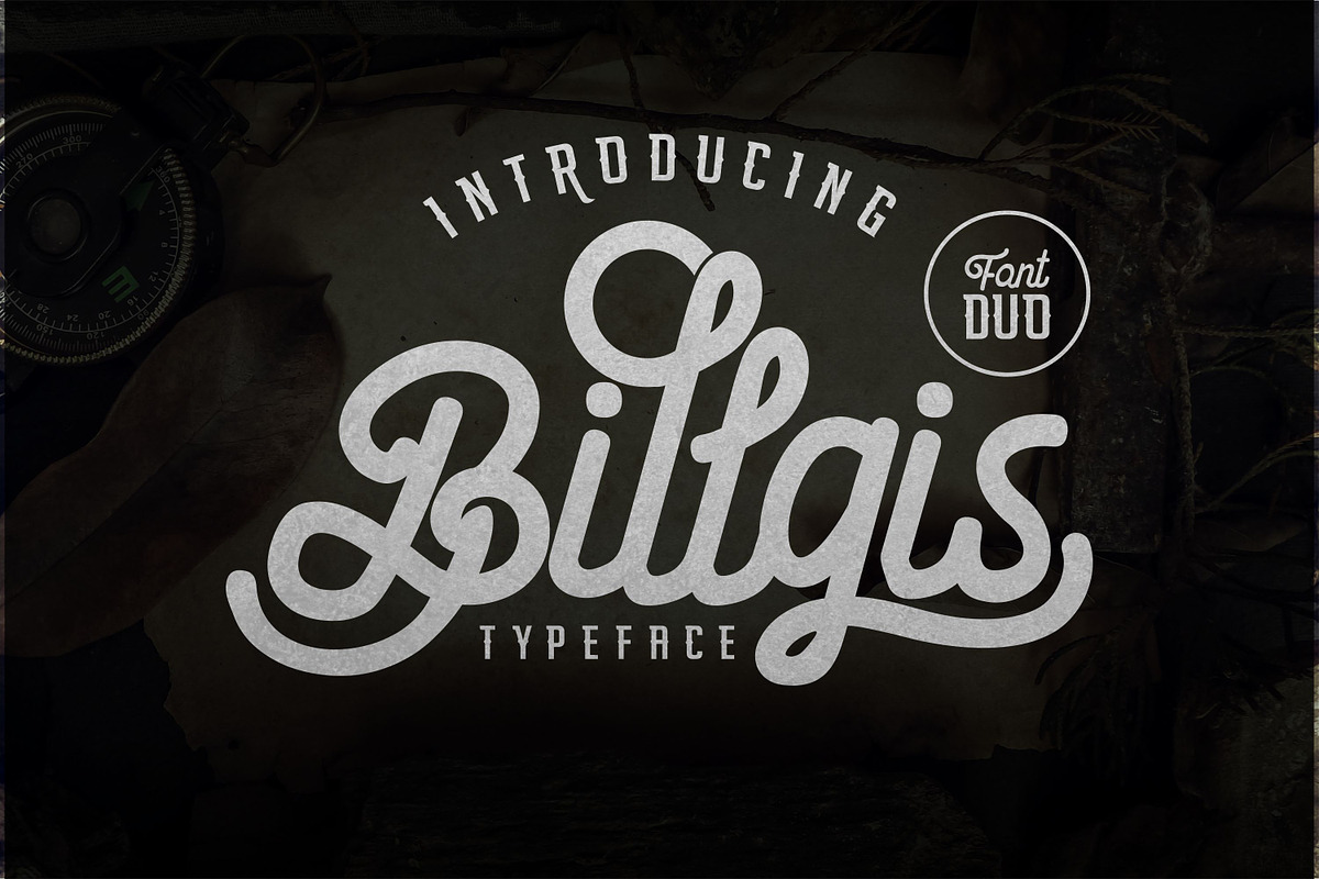 Billgis Font Duo, a Script Font by Banyumili Studio (Photo 1 of 9)