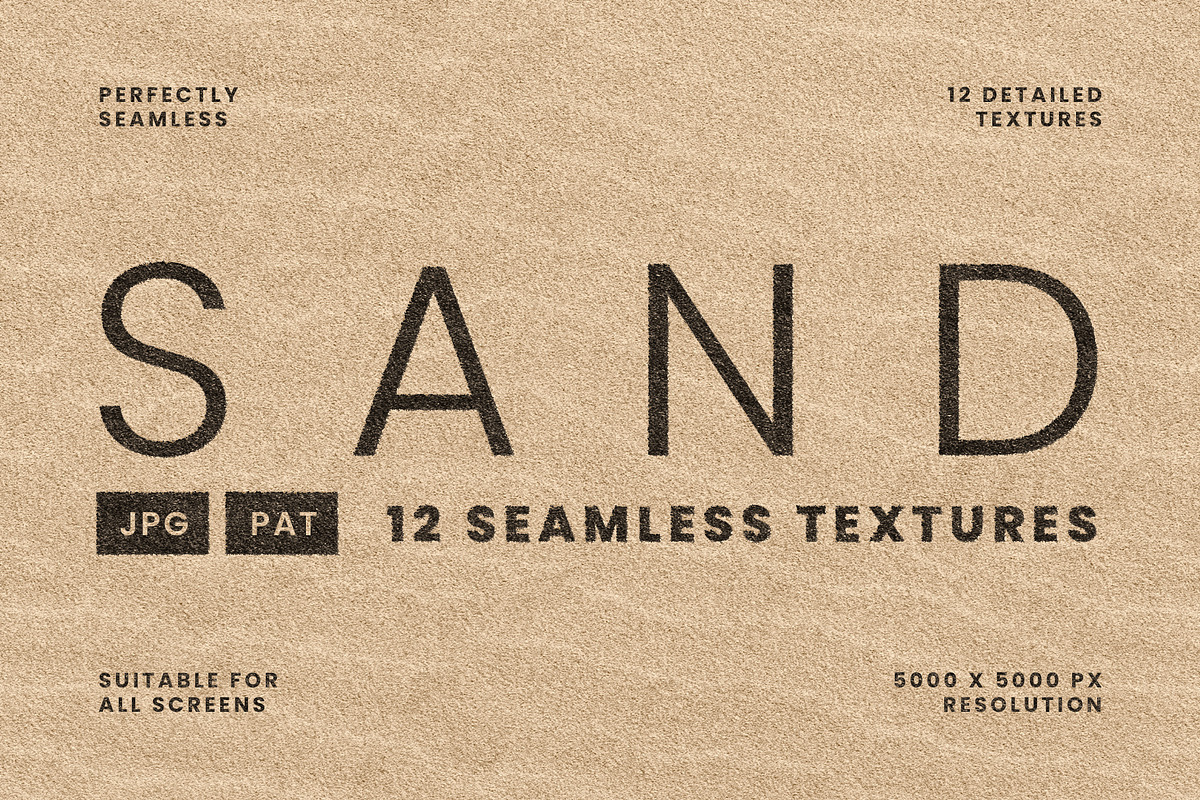 Seamless Sand Textures, a Texture Graphic by Aurora Graphics (Photo 1 of 4)