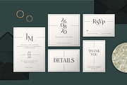 Elegant Wedding Invitation Set, an Invitation Template by Wild Ones (Thumbnail 1 of 5)
