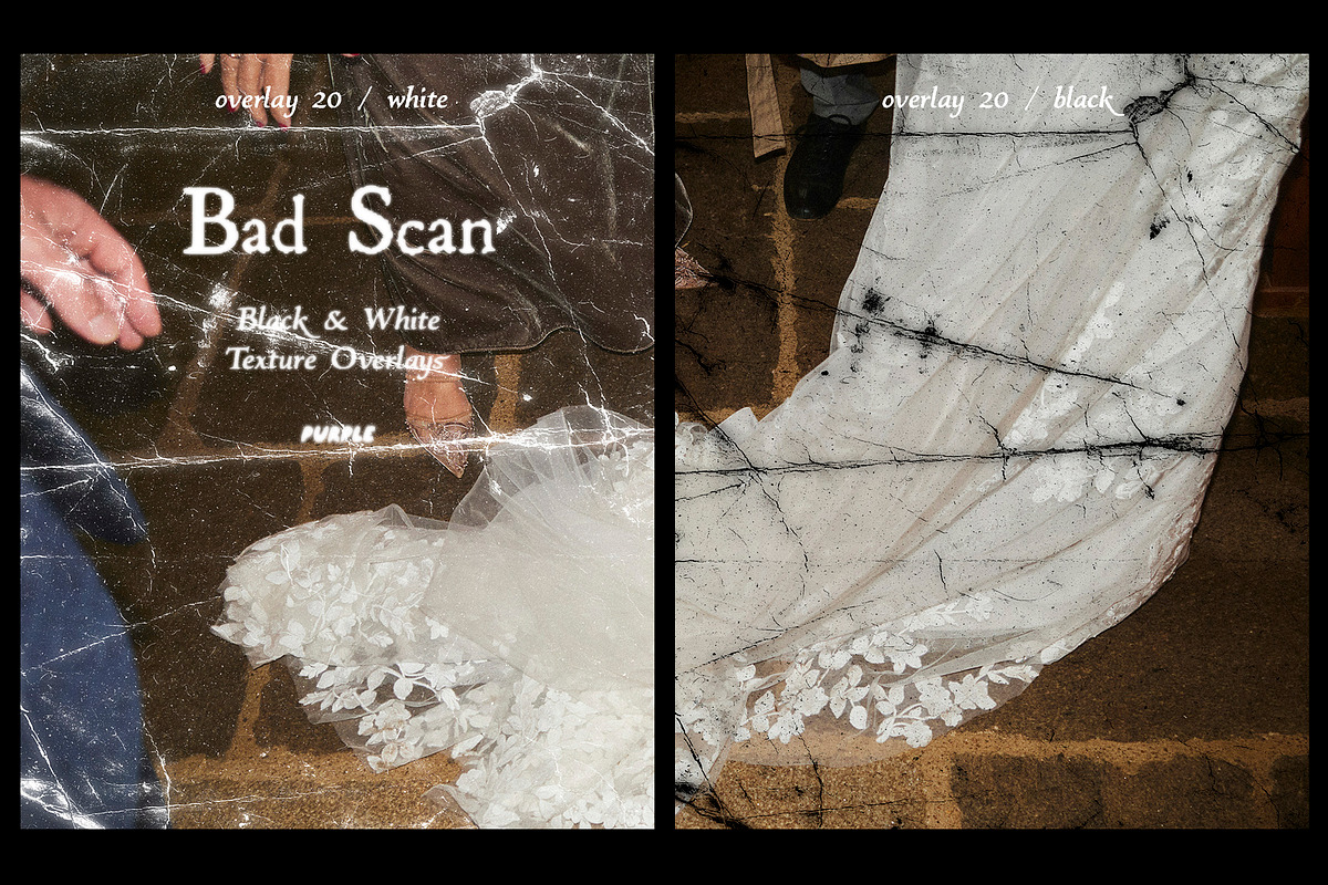 Bad Scan: Black & White Overlays, a Texture Graphic by Purple (Photo 21 of 21)