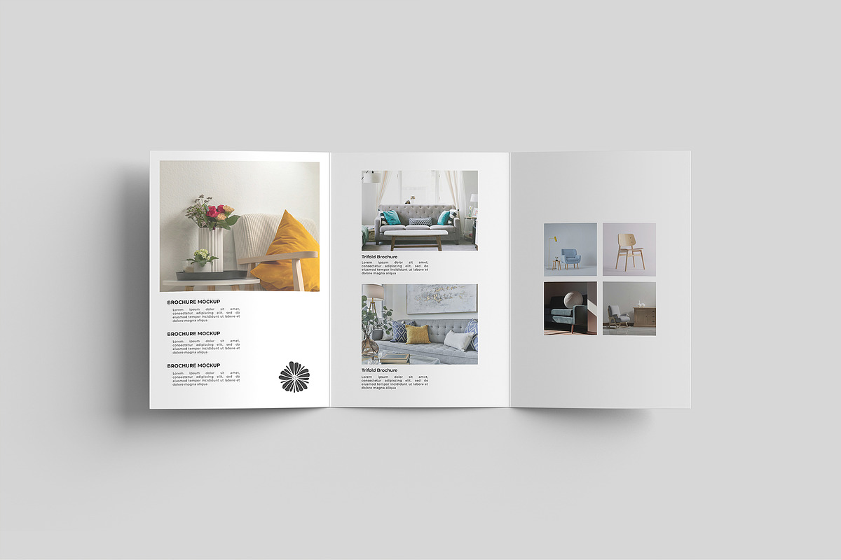 A5 Trifold Brochure Mockup, a Books & Magazine Mockup by graphicpages (Photo 5 of 16)