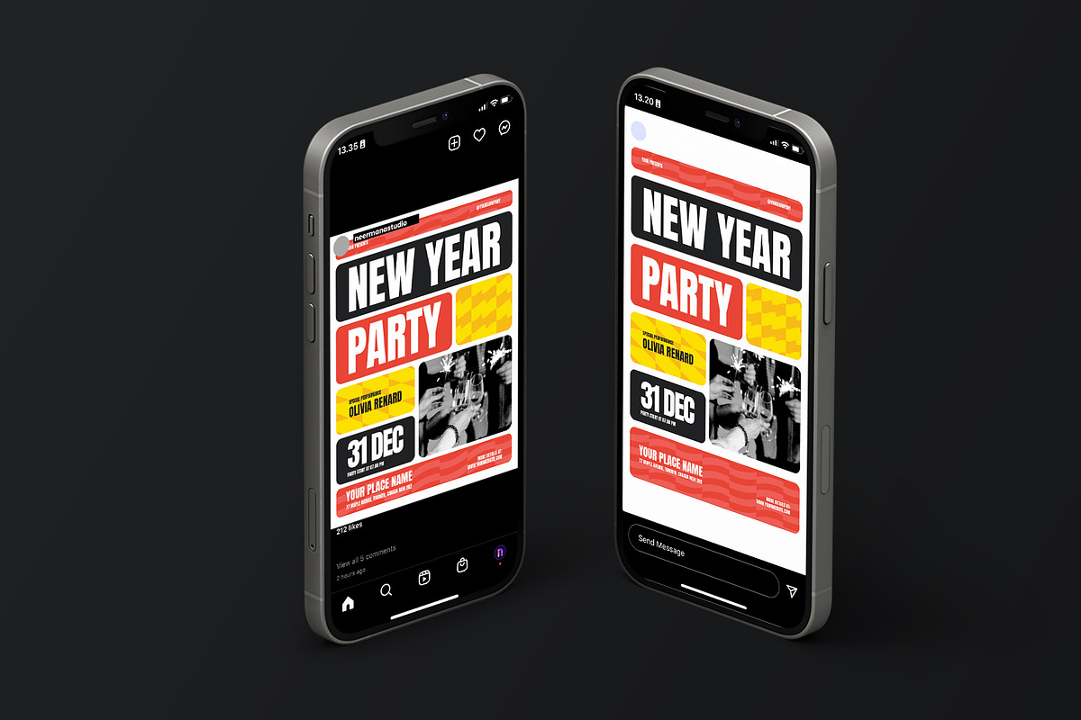 New Year Party Flyer, a Flyer Template by Neermana (Photo 4 of 4)