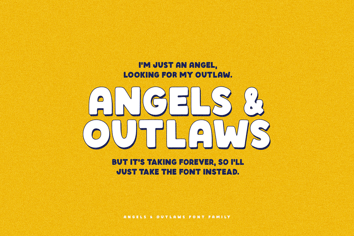 Angels & Outlaws Decorative Fonts, a Font by Callie Rian & Co. (Photo 11 of 14)