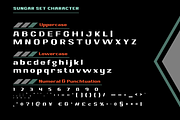 Sungar, a Sans Serif Font by twinstd (Thumbnail 10 of 12)