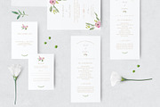 Floral Wedding Invitation Suite, a Stationery Template by By Stephanie Design (Thumbnail 4 of 6)