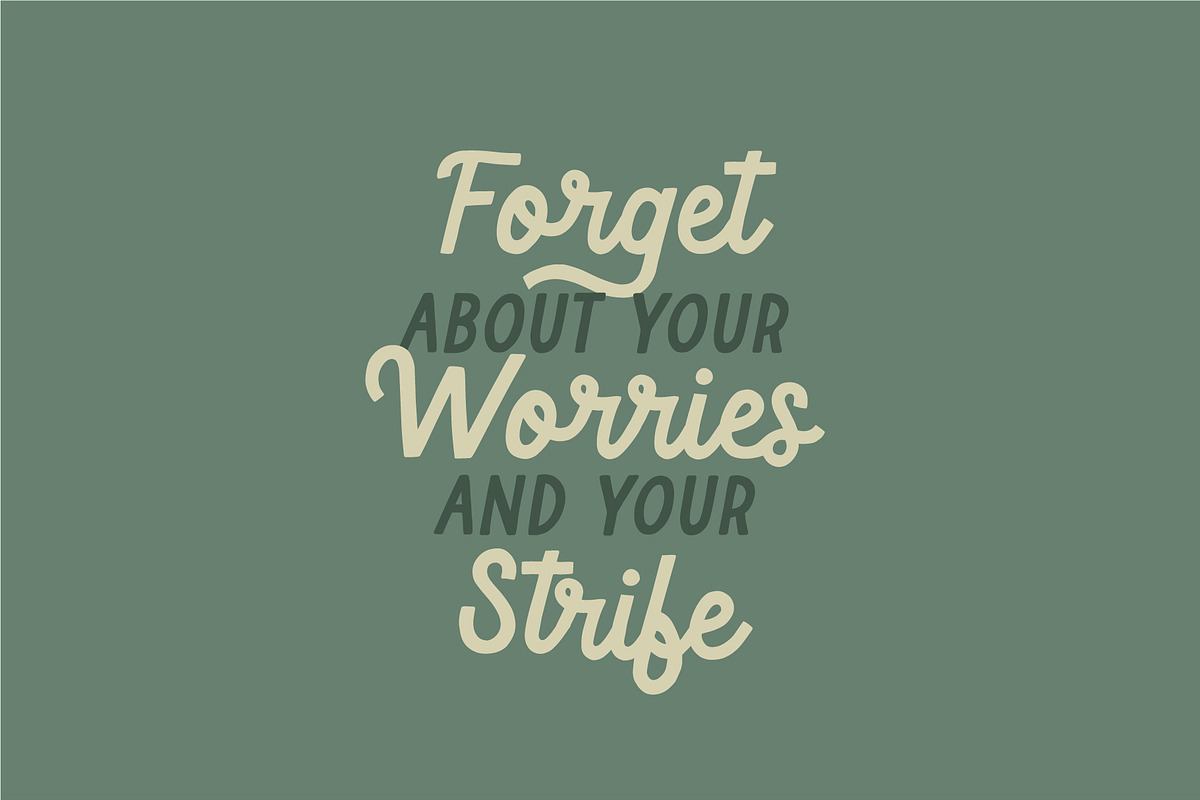 Jungle Giant Font Duo, a Script Font by Rachel Kick (Photo 7 of 13)