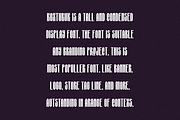 Koxturuk - Tall & Condensed Font, a Sans Serif Font by QR Design Studio (Thumbnail 2 of 7)