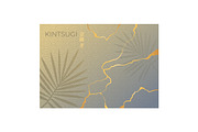 Kintsugi Cracks Background, a Decorative Illustration by PsychocheArt (Thumbnail 2 of 2)