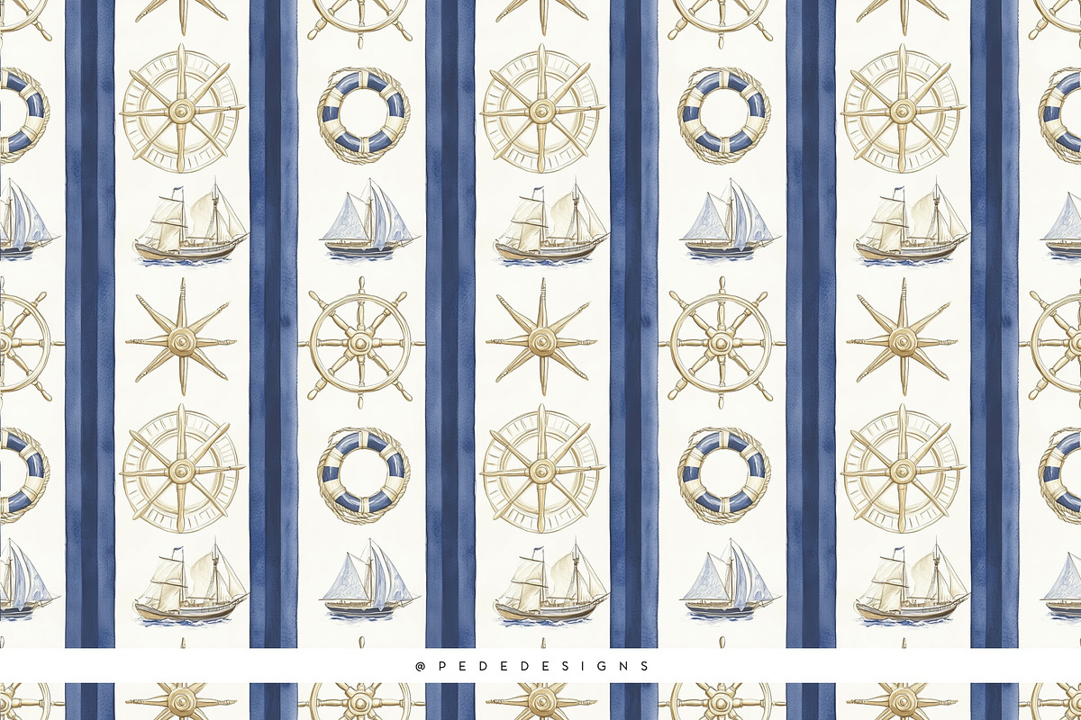 Ocean Voyage Collection, a Decorative Illustration by PeDe Designs (Photo 23 of 26)