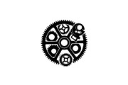 Gear & Cogwheel Silhouette Vector Bu, an Illustration by jahid234 (Thumbnail 16 of 51)