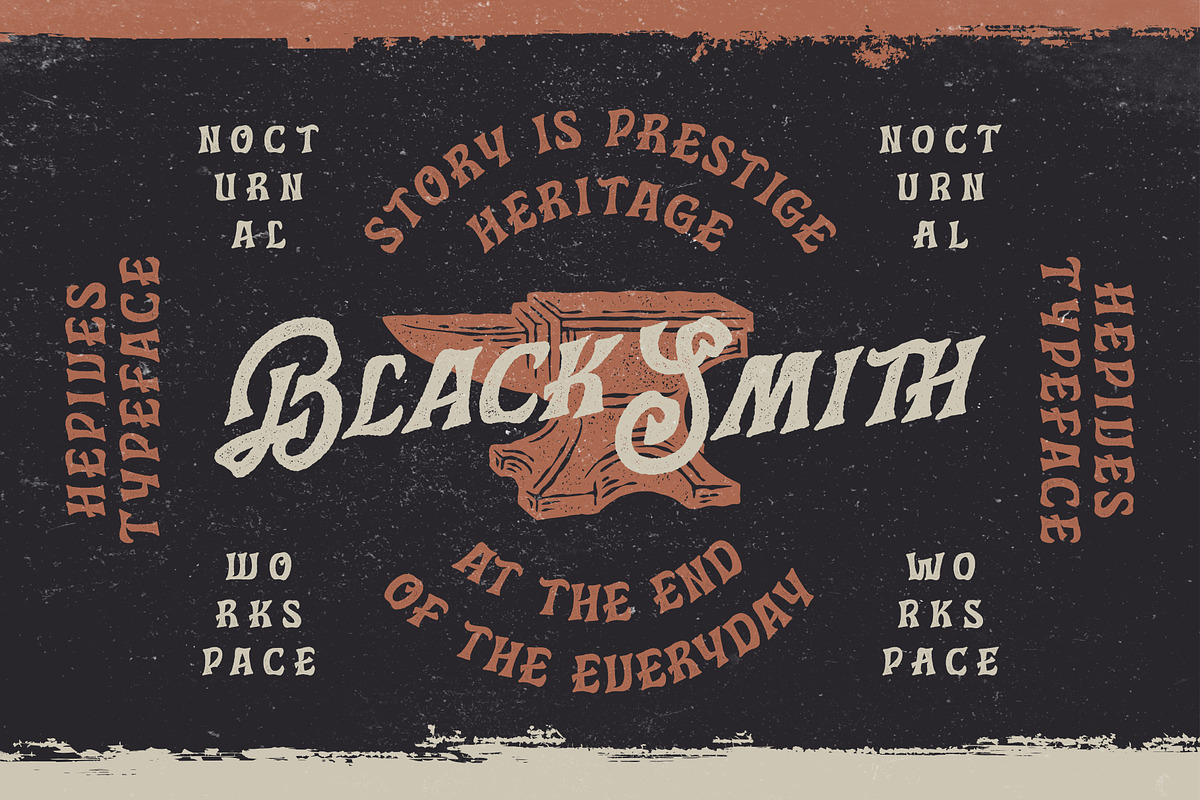 Hepives Texture Font, a Font by Nocturnal Workspace (Photo 4 of 8)