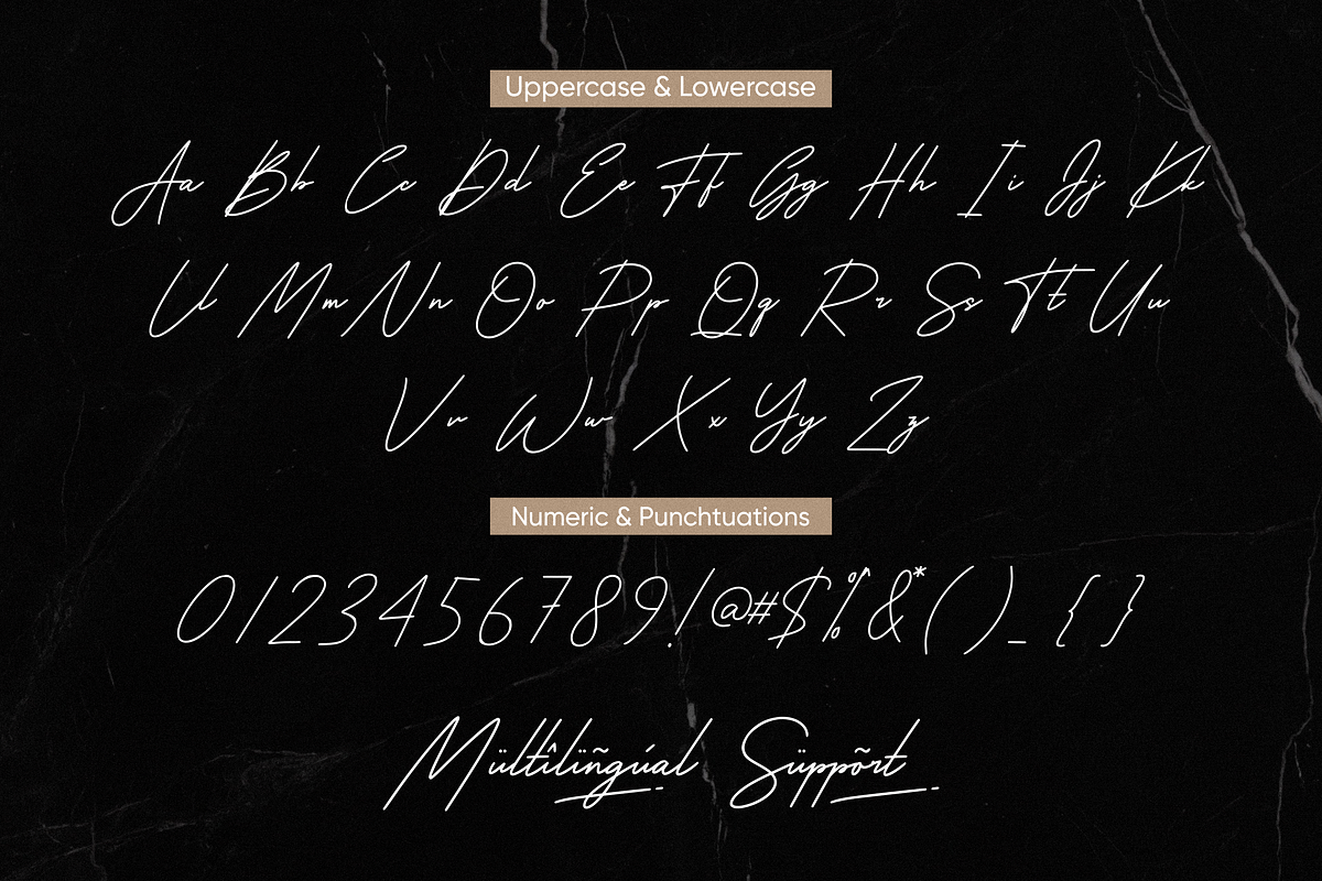 American Signature, a Script Font by Essentials Studio (Photo 7 of 9)
