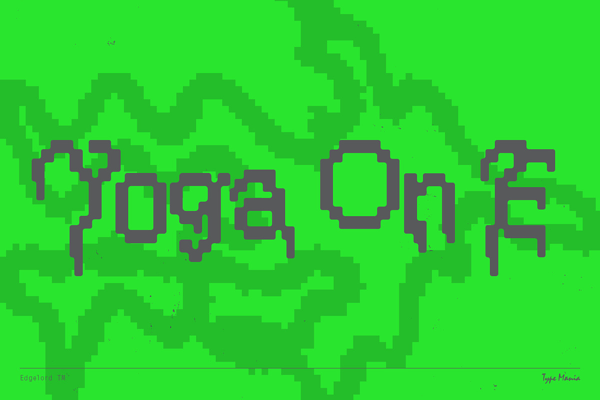 Edgelord TM – Medieval 8-bit Font, a Blackletter Font by Type Mania (Photo 7 of 10)